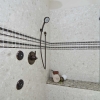Verona Showers Marble Wall and Shower Seat